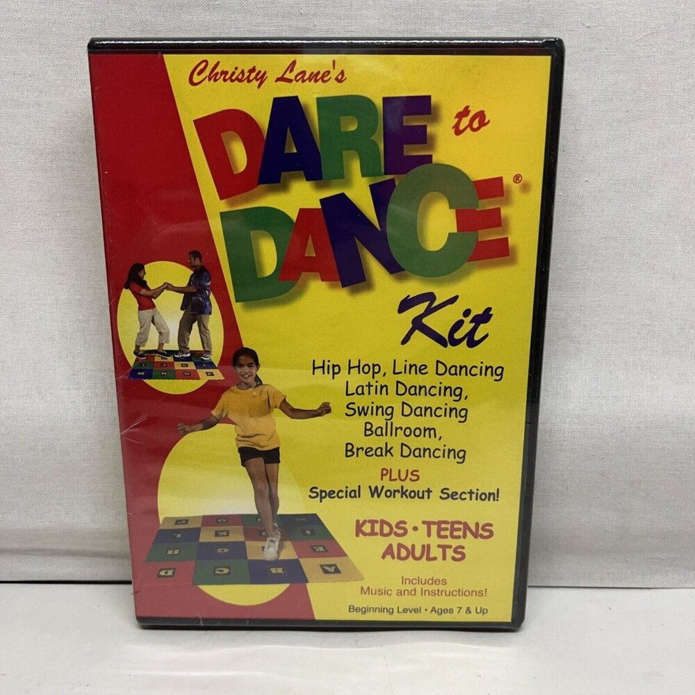 Christy Lane's Dare To Dance Kit 3-Disc MUSIC AUDIO CD learn with letters SEALED